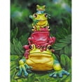 thumbnail image 2 of Cuadros Decorativos Kit de bordado de punto de cruz de pintura de diamante de taladro completo DIY 5D (Frog03) Likrtyny embutido en tela, 2 of 9