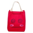 thumbnail image 1 of Destyer Caroon Expression Waterproof Large Size Oxford Cloth Storage Keeping Warm Thermal Bag Red, 1 of 6