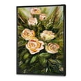 thumbnail image 3 of Abstract Four VIntage Pink Roses 16 in x 32 in Framed Painting Canvas Art Print, by Designart, 3 of 5