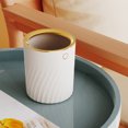 thumbnail image 3 of yingyy Mini Trash Can Tabletop Waste Bin Plastic Dresser Makeup Student Sundries Storage Litter Organizer Dustbin Dark Green, 3 of 6