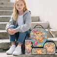 thumbnail image 2 of Jeiento Kawaii Capybara Backpack Set For Boys with Padded Straps Durable Kids Backpack For School Elementary Bookbags Daypack Bag with Pencil Case Lunchbag, 2 of 6