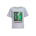 thumbnail image 3 of Conjunto para Niños Minecraft de 3 Piezas: Camiseta, Tank Top y Shorts Creepers, 3 of 8