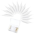 thumbnail image 1 of Arrows Spin Vanes, 50 Pack 1.8 Inch Plastic Arrow Fletching for DIY Shooting White, 1 of 5