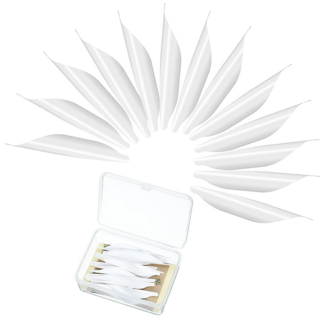 Arrows Spin Vanes, 50 Pack 1.8 Inch Plastic Arrow Fletching for DIY Shooting White