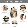 thumbnail image 4 of JIALIOU 14" Laptop Backpack Waterproof Airline Approved Stylish Casual Daypack for Travel Business College Work, Cute Capybaras Doing Various Activities, 4 of 8