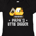 thumbnail image 4 of Inktastic Papa Little Digger Construction Truck Boys Baby Bodysuit, 4 of 5
