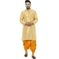 thumbnail image 2 of Mens Bollywood Style Indian Handmade Silk Blend Ethnic Party Wear Dhoti Kurta, 2 of 2