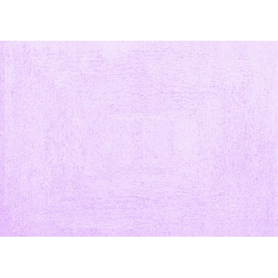 Ahgly Company Indoor Rectangle Solid Purple Modern Area Rugs, 7' x 10'