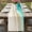 Turquoise, variant on Table Runner 36 Inches Long for Kitchen Dining, Ombre Turquoise Ocean Dresser Scarf Farmhouse, Dining Table Decorations for Wedding/Parties, Gradient Coastal Beach Waves Summer 13 x 36 In