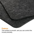 thumbnail image 4 of Uxcell 31x16" Desk Mat Protector, Dual Side Soft Smooth Mouse Pad Writing Mat, Dark Gray, 4 of 6