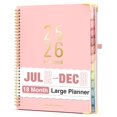 thumbnail image 1 of Planificador Forvencer Academic 2025-2026, 18 meses, 21,6 x 28 cm, color rosa, 1 of 7