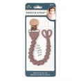 Itzy Ritzy Sweetie Strap Round Beaded Pacifier Clip Rosewood