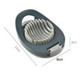 thumbnail image 5 of Shoreew Wire Egg Slicer Stainless Steel Egg Splitter for Hard Boiled Eggs Egg Divider Egg Cutter Fruit Garnish Slicer Kitchen Gadget for Egg Salad Making, 5 of 7