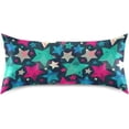 thumbnail image 3 of GZHJMY Bright Grunge Star Satin Pillowcases for Hair and Skin Soft Like Silk Pillowcase, Satin Cooling Pillow Cases with Envelope Closure, Comfortable and Breathable, 20" x 30" Home Decor, 3 of 7