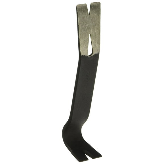 Vulcan JLO-0193L Mini Utility Pry Bar, 6.625 in L, V-Shape Tip, 1.25 in Tip, Steel, 1.25 in W