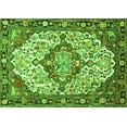 thumbnail image 1 of Ahgly Company Indoor Rectangle Medallion Green Traditional Area Rugs, 5' x 8', 1 of 1