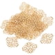 thumbnail image 1 of Lote de 50 piezas de conectores huecos de filigrana, colgantes y accesorios para el cabello (DIY). Oro, 1 of 9