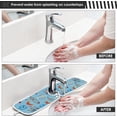 thumbnail image 5 of Rockets Cartoon Galaxy with Planets and Sky Objects 2PCS Faucet Absorbent Mat Kitchen Faucet Sink Splash Guard Microfiber Cloth Faucet Splash Catcher Water Absorbent Mat for Kitchen Sink, 14"x5", 5 of 7