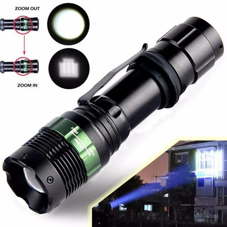 2000 Lumen Zoomable Cree XML T6 LED 18650 Flashlight Focus Torch Zoom Lamp