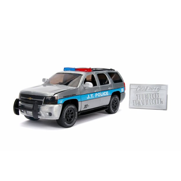 2010 Chevy Tahoe with Diecast Mosaic Tile, J.T Police - Jada 31076 - 1/24 Scale Diecast Model