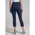 thumbnail image 3 of Jessica London Women's Plus Size Stretch Cotton Eyelet Capri Legging, 3 of 4
