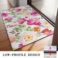 thumbnail image 3 of Pioneer Flower Floral Print Pattern Door Rugs,Washable Non Slip Door Mats Indoor,Decorative Door Mats,Entry Mat Indoor for Entrance,Bedroom,Kitchen,Bathroom,20"x32", 3 of 6