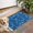 Blue Camo Classic, variant on Blue Gray Camo Digital Pattern Door Rugs,Washable Non Slip Door Mats Indoor,Decorative Door Mats,Entry Mat Indoor for Entrance,Bedroom,Kitchen,Bathroom,17"x30"