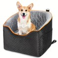 thumbnail image 1 of 1-Pack Round Dog Car Seat Cushion - Portable Pet Car Seat Cover, Soft Polyester Material, Ideal for Small & Medium Breed Dogs, Essential Pet Travel Accessory, 1 of 6