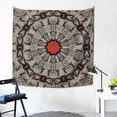 thumbnail image 2 of YFYANG Retro Mysterious Symbolic Pattern Tapestry, Bedroom Dormitory Living Room Decoration Tapestrys Wall Hanging , 59 x 59 in, 2 of 9