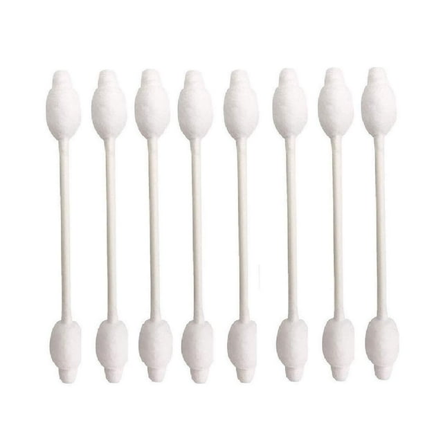 Hisopos de algodón para bebés Hisopos de seguridad para niños sin fragancia y cloro orgánicos biodegradables Suaves Qtips para bebés Bastoncillos de algodón hipoalergénicos para niños | 4 paquetes d