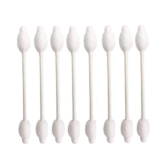 Hisopos de algodón para bebés Hisopos de seguridad para niños sin fragancia y cloro orgánicos biodegradables Suaves Qtips para bebés Bastoncillos de algodón hipoalergénicos para niños | 4 paquetes d