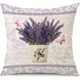 thumbnail image 4 of Juego de 4 fundas de cojín con mariposas de lavanda - 45 x 45 cm, 4 of 5