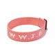 thumbnail image 1 of Pulsera con estampado de letras en jacquard y correa para la muñeca, pulsera unisex WWJD, pulsera ajustable, 1 of 6
