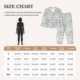 thumbnail image 4 of Sikiie Beautiful wild flower forest Pajamas Set Long Sleeve Sleepwear Womens Button Down Nightwear Pj Sets-Medium, 4 of 7