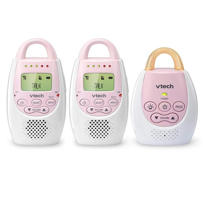 Vtech BA72212PK Pink Audio Baby Monitor with 2 Parent Units Walmart