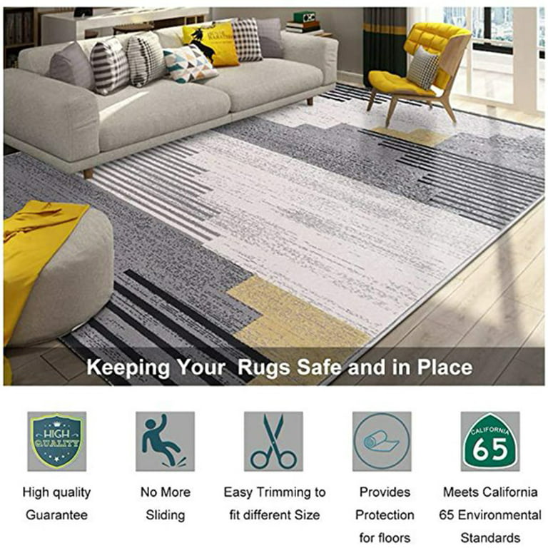5x7 Anti Slip Area Rug Pad for Any Hard Surface Floors Rug Gripper for  Hardwood Floors Keep Your Rugs Safe and in Place