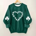 thumbnail image 2 of Kids St Patrick Sweatshirts Long Sleeve Crew Neck Festival Print Pullover Tops Casual Loose Holiday Outfits (2-3Years, Green), 2 of 5