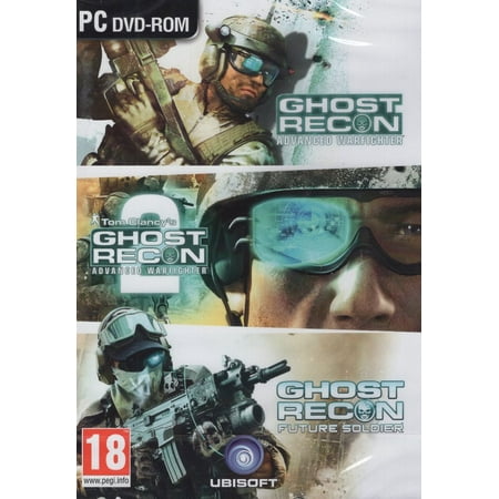 Tom Clancy's Ghost Recon (3 PC Games) Advanced Warfighter, 2, Future (Best Ghost Games For Pc)