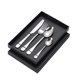 thumbnail image 1 of Juego de utensilios de 4 piezas KAIYANG con organizador acero inoxidable plata, 1 of 5
