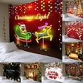 thumbnail image 5 of New Arrival Christmas Tree And Santa Claus Big Tapestry Decor For Room 2021 Wall Hanging Bedroom Hanging Cloth Decorative Cloth Christmas Eve Home Decor, 5 of 9