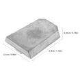 thumbnail image 2 of HOOWIFFY Iron Rear View Mirror Mount Base for Dash Cam Installation Grey Precision Design Universal Compatibility 4pcs, 2 of 6