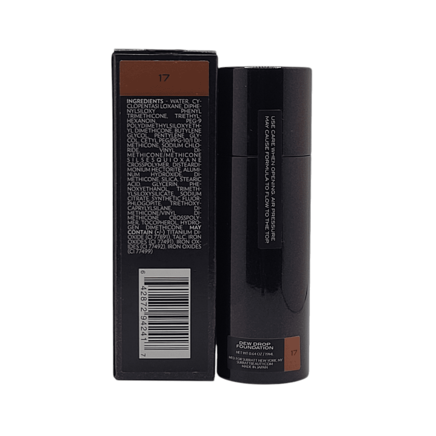 Surratt Dew Drop Foundation #17 Rich Brown / Yellow