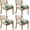 Cute Cactus, variant on Cute Bee Seat Covers for Dining Room Chairs Set Of 4,Stretch Printed Washable Chair Seat Cover with Elastic Ties and Button,Removable Waterproof Couch Cushion Covers