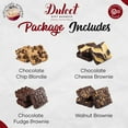 thumbnail image 5 of Dulcet Gift Baskets Gourmet Chocolate Brownie Tin Assortment Delicious Cheesecake, 5 of 7