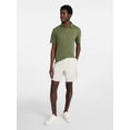 thumbnail image 3 of George Men's and Big Men's Double Knit Polo Shirt with Short Sleeves, Sizes S-5XL, 3 of 5