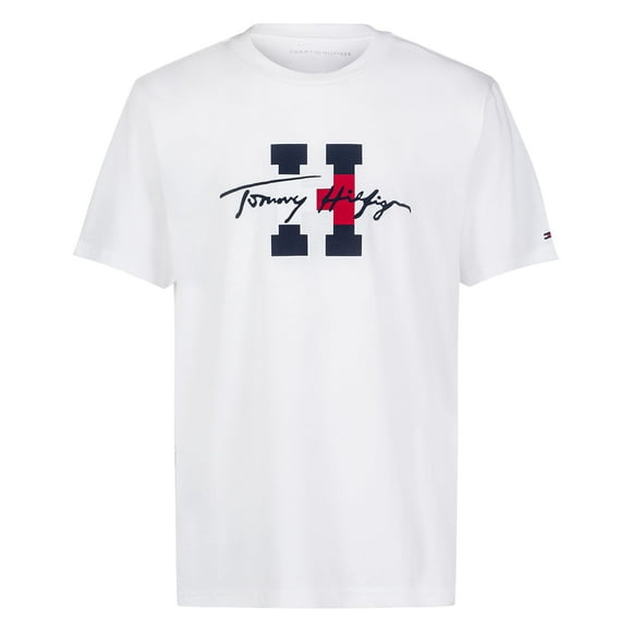 Camiseta Tommy Hilfiger de manga corta para niños, a la moda de 10 a 12 años