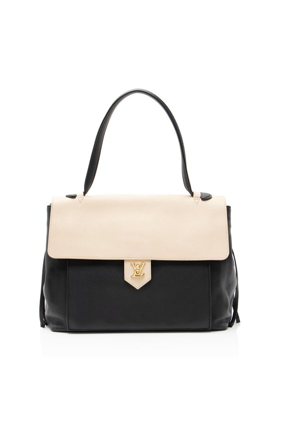 Pre-Owned Louis Vuitton Calfskin Lockme MM Satchel