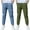Blue, variant on ibuvkizy Boys Linen Pants School Uniform Elastic Waist Drawstring Trousers Solid Color Kids Chino Pants 2PC Casual Loose Twill Summer Jogger Pants with Pockets