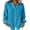 Blue, variant on Linen Tops for Women Cotton Dress Shirt Linen Button Down Shirt Women V Neck Casual Lapel Gauze Tops Cotton Linen Cotton Gauze Tops White 2XL