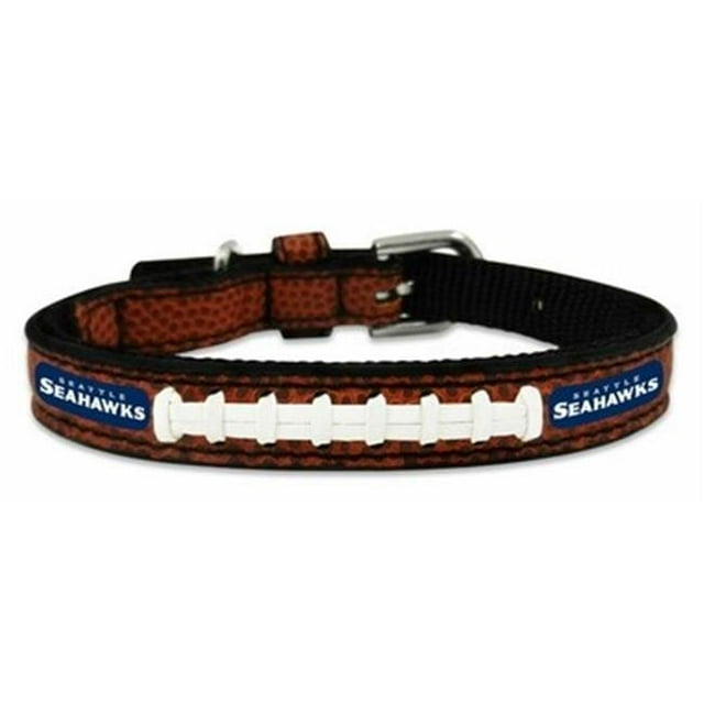 Seattle Seahawks Classic Leather Toy Football Collar